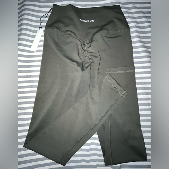 Paragon Fitwear Reluna Sculptseam Plus Legging + Multifit Bra in Poison Ivy Sz M - Picture 6 of 8